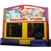 inflatable Handy Manny moonwalk